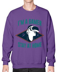 im gamer stay at home 119# - video games- Sweatshirt - Crew