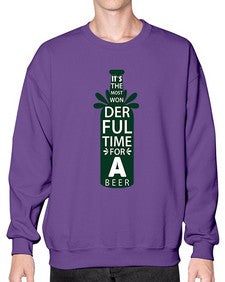its the most wonderful 1241# - beer- Sweatshirt - Crew