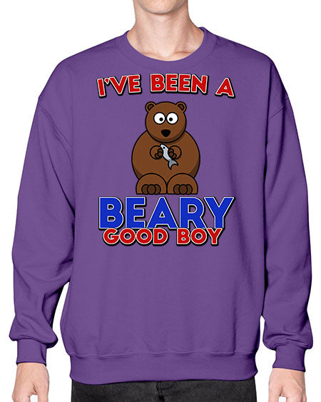 ive been a beary good boy 153# - bears - animals- Sweatshirt - Crew