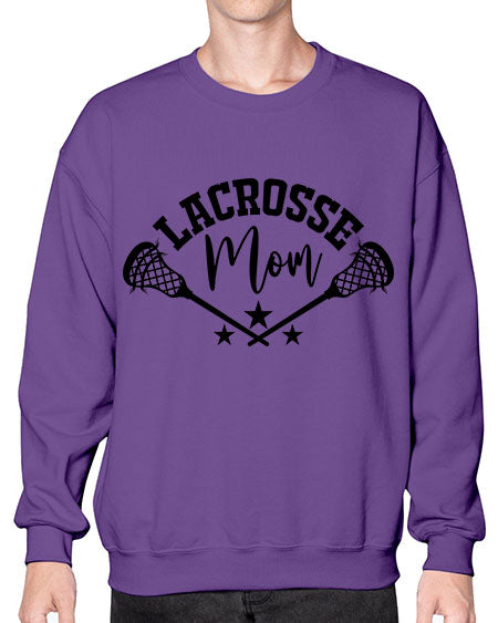 lacrosse mom 9# - lacrosse- Sweatshirt - Crew
