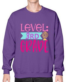 level third grade one hundred 465# - third grade- Sweatshirt - Crew