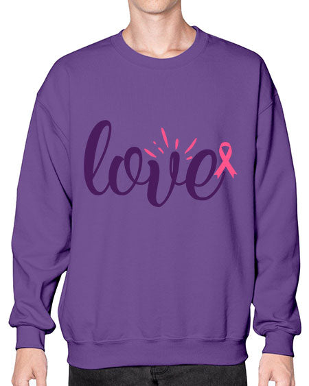 love Style 7# - breast cancer- Sweatshirt - Crew