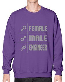 male female engineer 1084# - engineer- Sweatshirt - Crew
