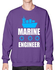 marine engineer 1086# - engineer- Sweatshirt - Crew