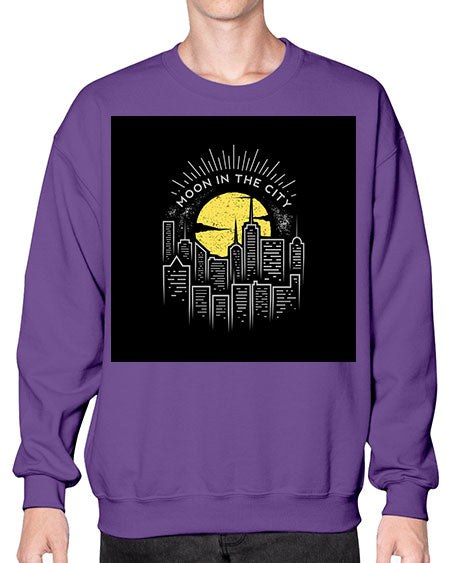 mooninthecity 2# - moon- Sweatshirt - Crew