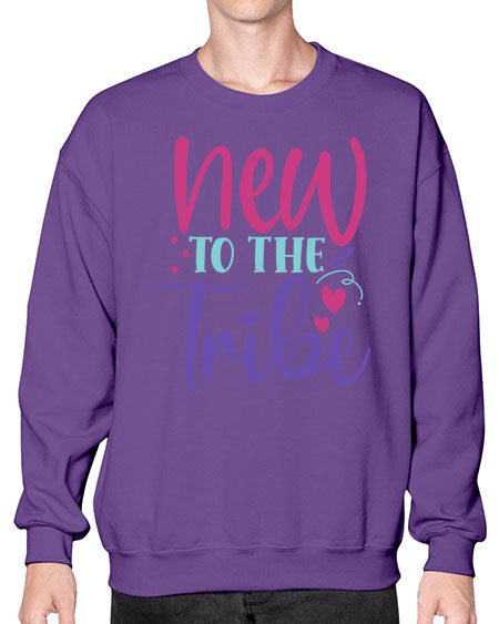 new to the tribe Style 163# - baby- Sweatshirt - Crew