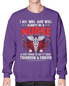 nurse tomorrow and forever 1205# - nurse- Sweatshirt - Crew