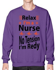 nurse tshirt 1210# - nurse- Sweatshirt - Crew