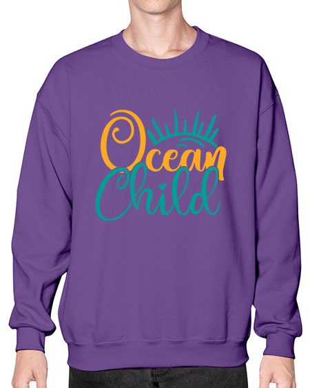 ocean child Style 87# - summer- Sweatshirt - Crew