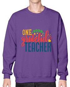 one grateful teacher Style 321# - teacher- Sweatshirt - Crew