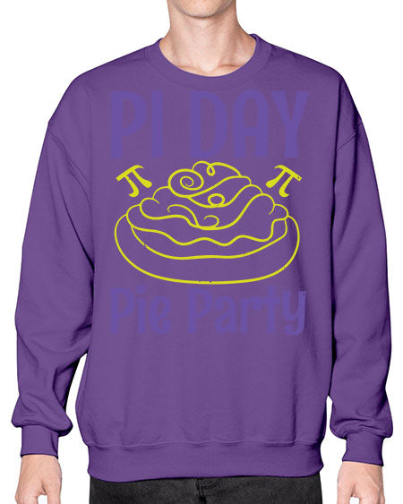 pi day pie party 38# - pi- Sweatshirt - Crew