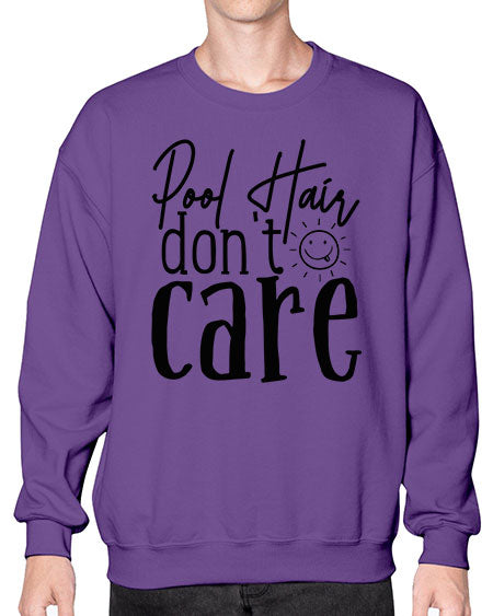 pool hair dont care Style 81# - summer- Sweatshirt - Crew