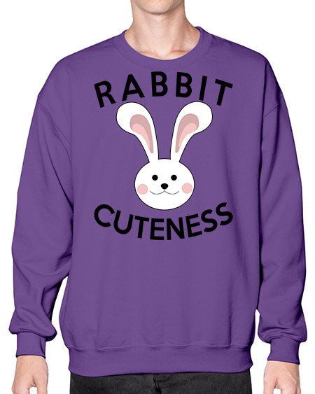 rabbit cuteness - rabbit- Sweatshirt - Crew
