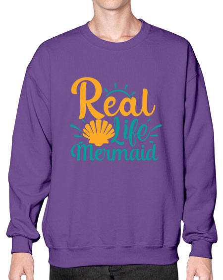 real life mermaid Style 79# - summer- Sweatshirt - Crew