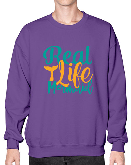 real life mermaid Style 80# - summer- Sweatshirt - Crew