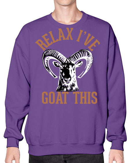 relax i’ve goat this Style 2# - goat- Sweatshirt - Crew