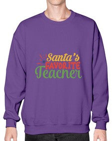 santas favorite teacher Style 351# - teacher- Sweatshirt - Crew