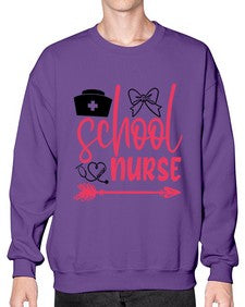 school nurse Style 1376# - nurse- Sweatshirt - Crew