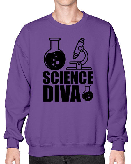 science diva 126# - general science- Sweatshirt - Crew