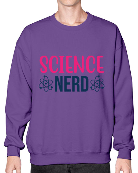 science nerd 65# - general science- Sweatshirt - Crew