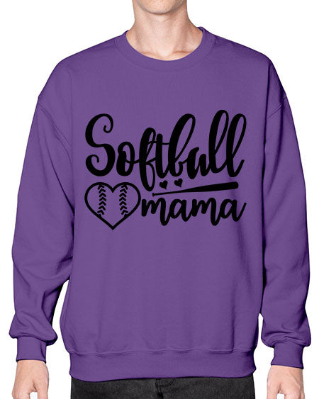 softball mama 2274# - softball- Sweatshirt - Crew