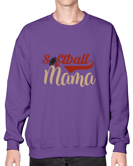 softball mama 2275# - softball- Sweatshirt - Crew