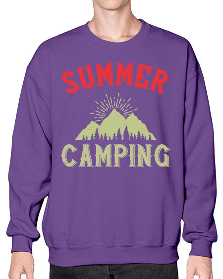 summer camping  82# - summer- Sweatshirt - Crew