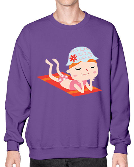 summer characters 59# - summer- Sweatshirt - Crew