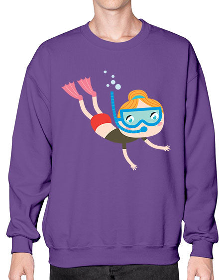 summer characters 61# - summer- Sweatshirt - Crew