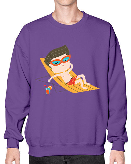 summer characters 62# - summer- Sweatshirt - Crew