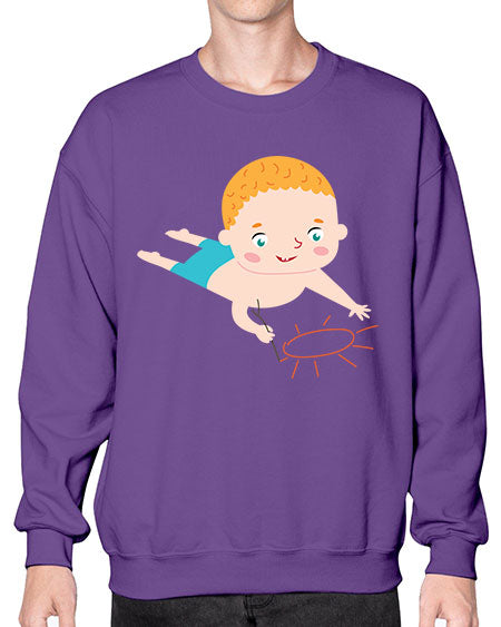 summer characters 65# - summer- Sweatshirt - Crew