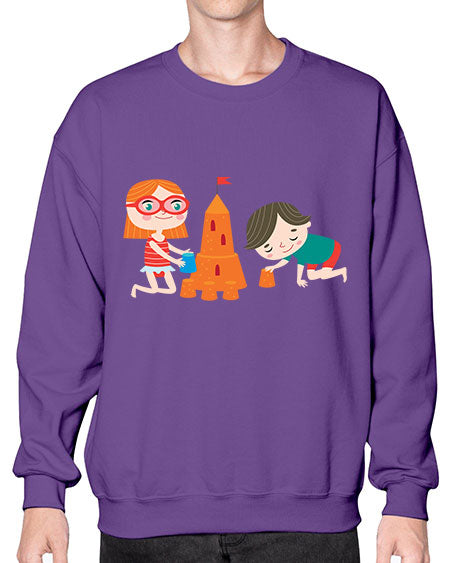 summer characters 66# - summer- Sweatshirt - Crew