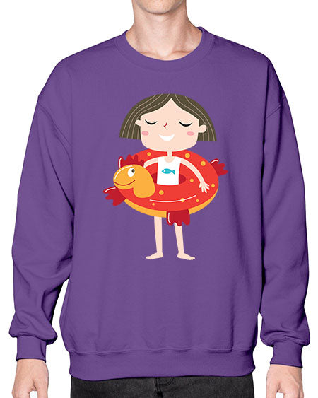 summer characters 67# - summer- Sweatshirt - Crew