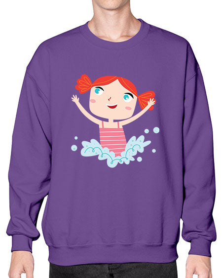 summer characters 73# - summer- Sweatshirt - Crew