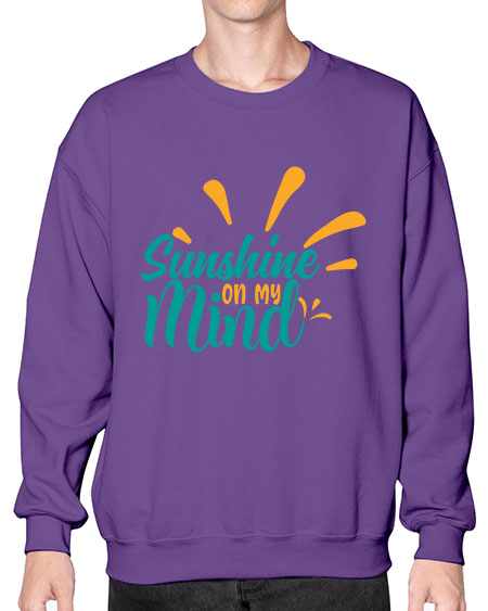 sunshine on my mind Style 74# - summer- Sweatshirt - Crew