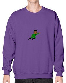 super kid 6# - black boys or men- Sweatshirt - Crew