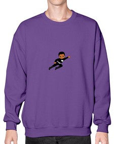 super kid 7# - black boys or men- Sweatshirt - Crew