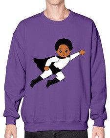 super kids girl 1# - black girls or women- Sweatshirt - Crew