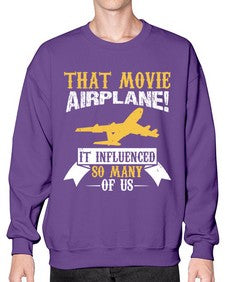 that movie airplane  38# - airplane- Sweatshirt - Crew