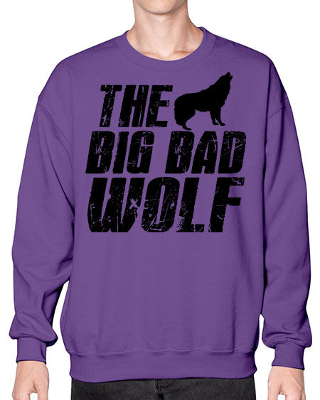 the big bad wolf - wolf- Sweatshirt - Crew