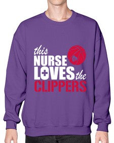 the nurse loves this seahawks 1523# - nurse- Sweatshirt - Crew