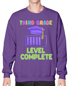 third Grade Level Complete 965# - third grade- Sweatshirt - Crew