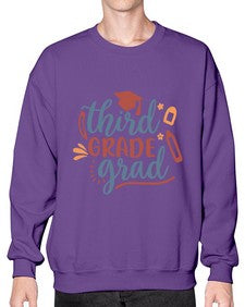 third grade grad 959# - third grade- Sweatshirt - Crew