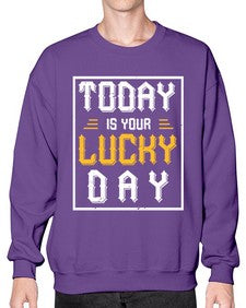 today is your lucky day 1661# - beer- Sweatshirt - Crew