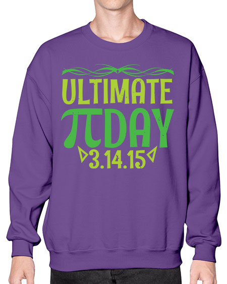 ultimate Pi day 49# - pi- Sweatshirt - Crew