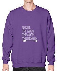 uncle the man the myth 657# - uncle- Sweatshirt - Crew