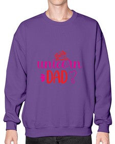unicorn dad 453# - unicorn- Sweatshirt - Crew