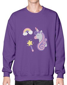 unicorn elements 455# - unicorn- Sweatshirt - Crew