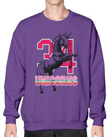 unicorns 517# - unicorn- Sweatshirt - Crew