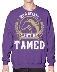 wild hearts can’t be tamed Style 11# - horse- Sweatshirt - Crew